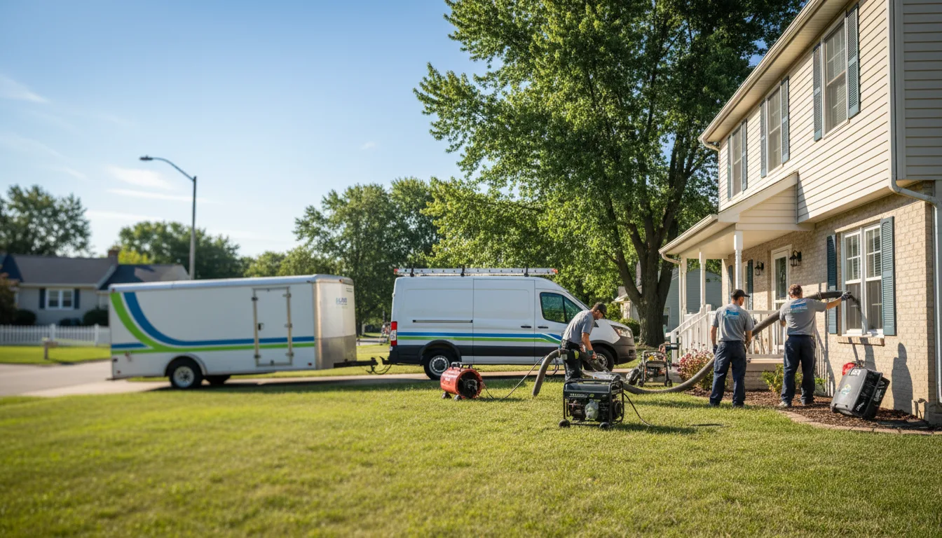 Flooded Basement Restoration And Cleanup With Repair in Bovey, MN near me